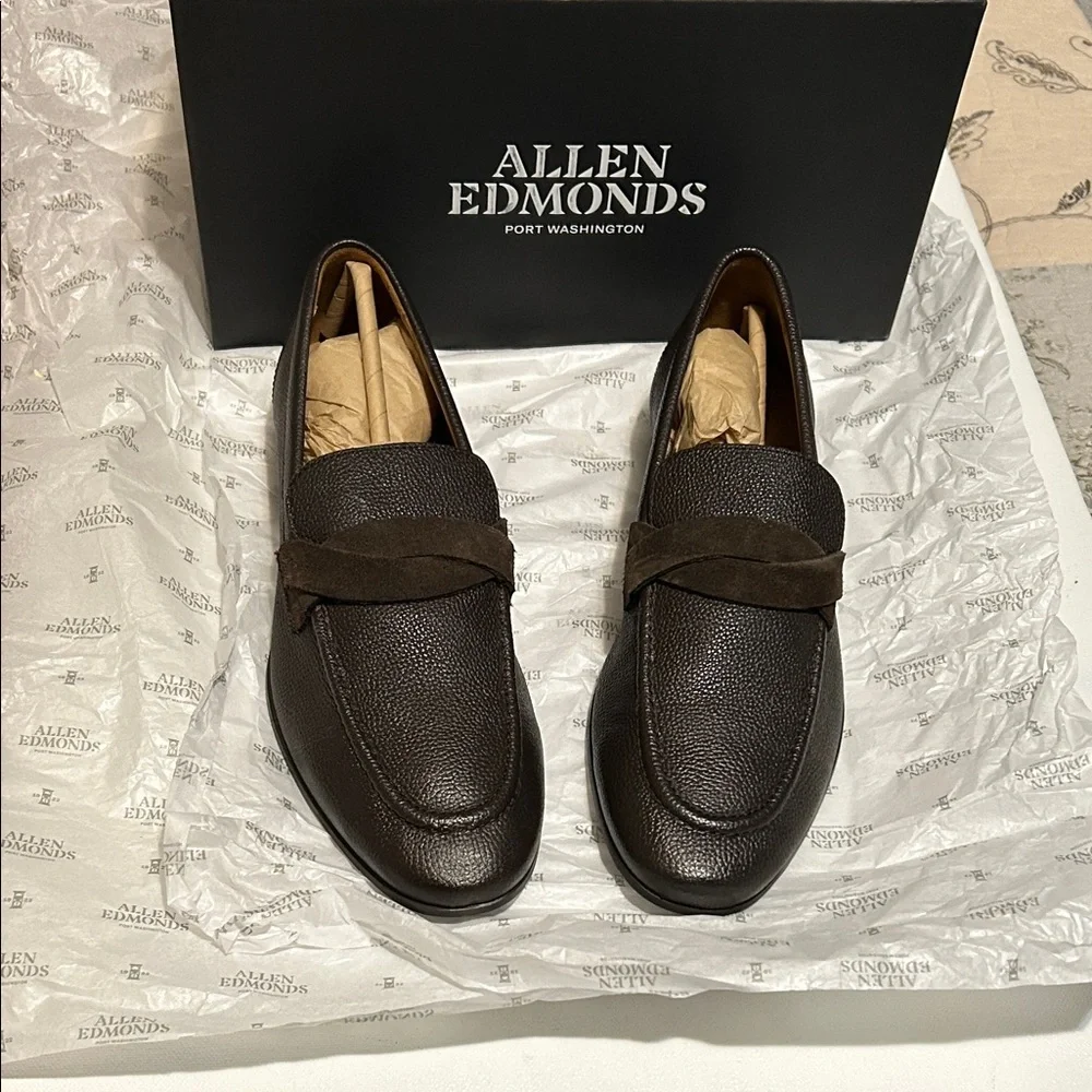 Allen Edmonds Dark Brown Leather Loafers